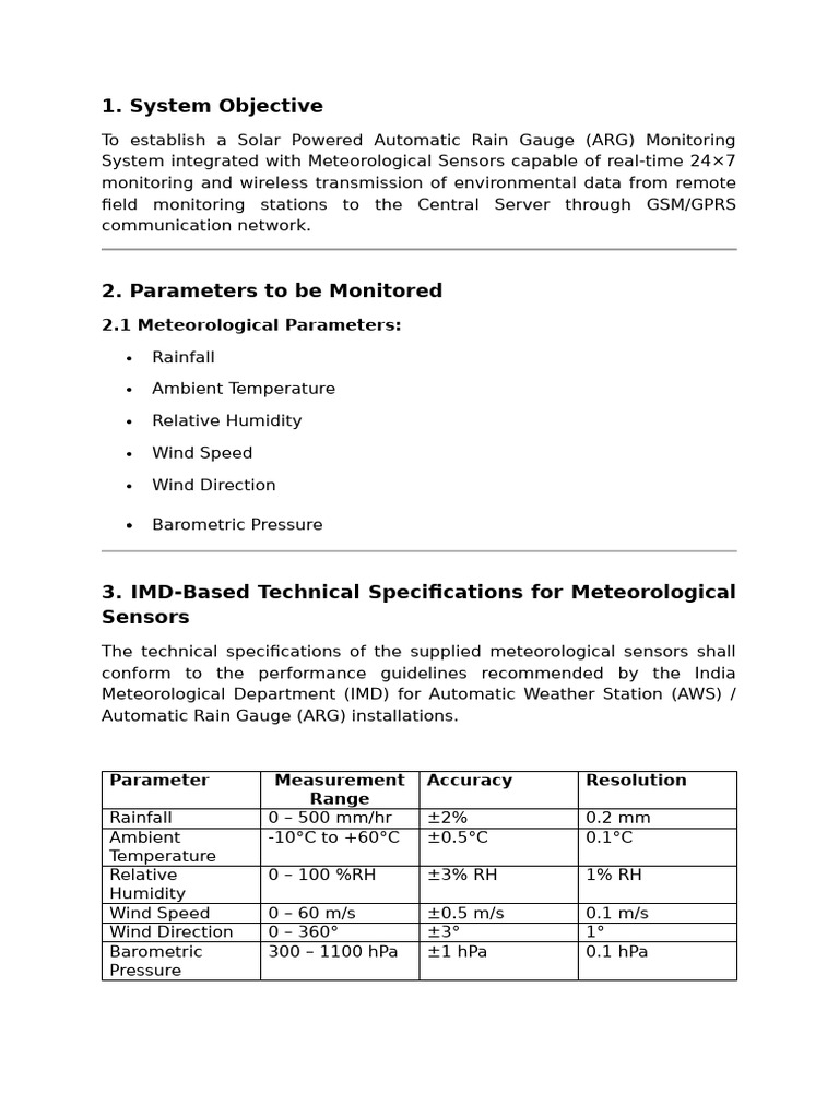 Specs | PDF | Computer Network | Calibration
