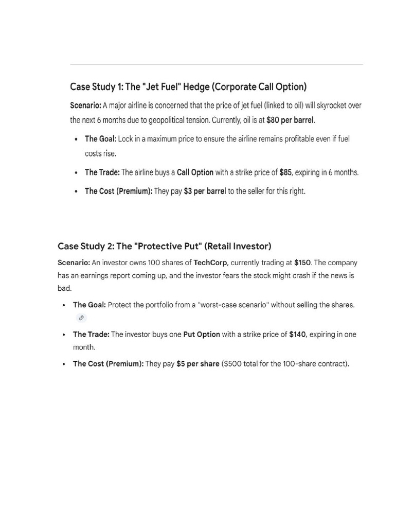 Case Study On SAPM Derivatives | PDF