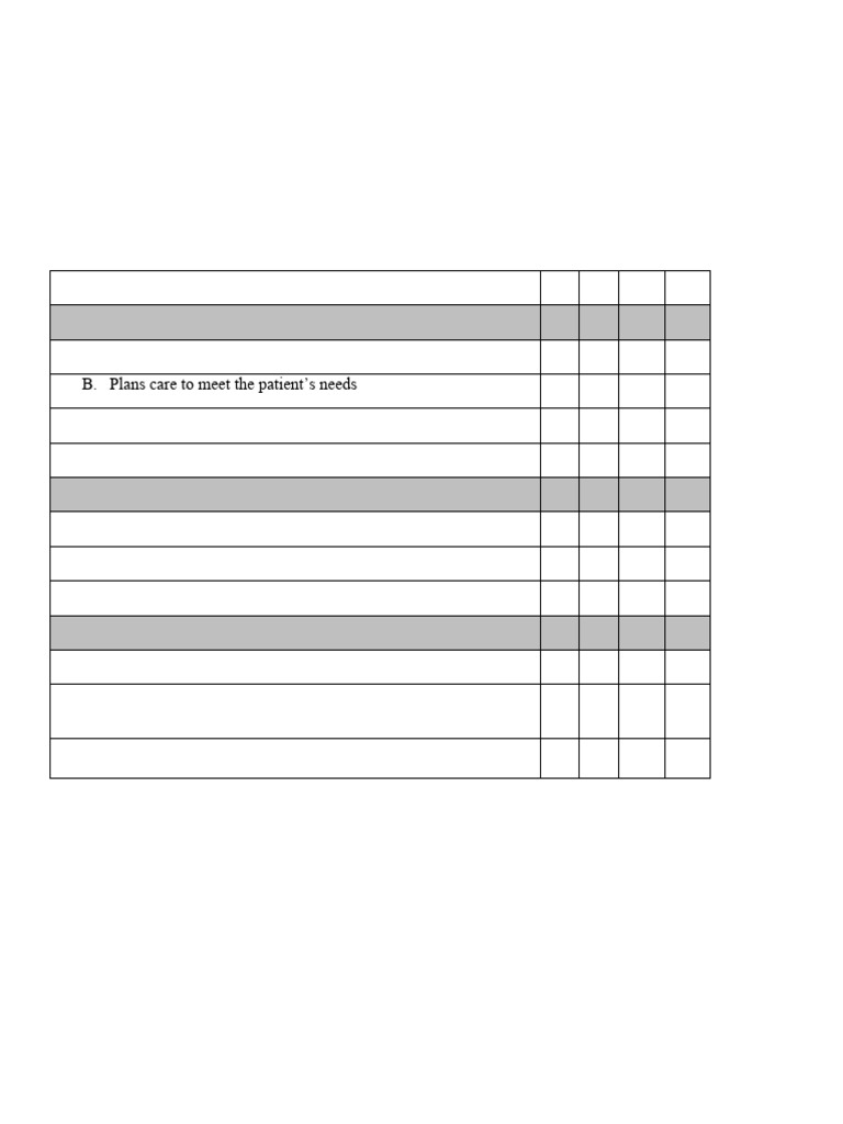 Clincal Evaluation Form | PDF