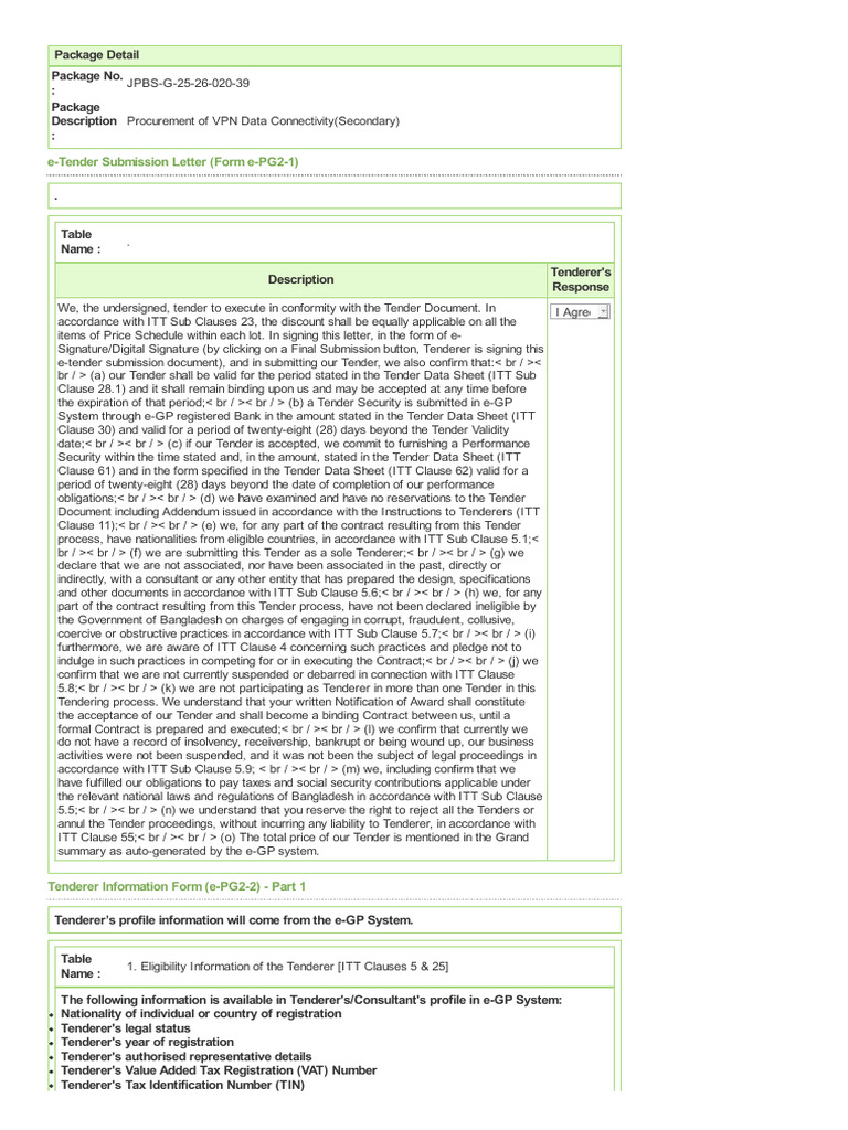 Section5 - Tender and Contract Forms | PDF | Specification (Technical ...