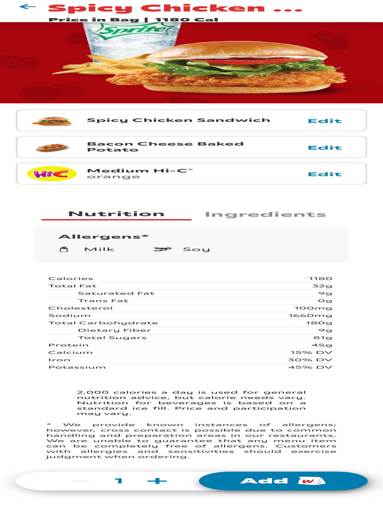 Interesting Wendys Spicy Chicken Sandwich Calories Gallery
