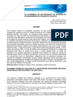 Análise de viabilidade econômica de processos de secagem de madeira para empresas madeireiras do sudoeste paulista