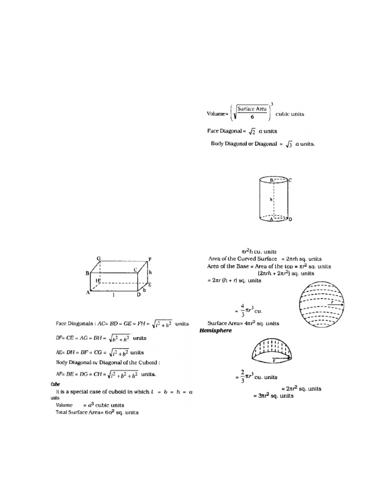 16 Volume and Surface Area | PDF | Area | Volume