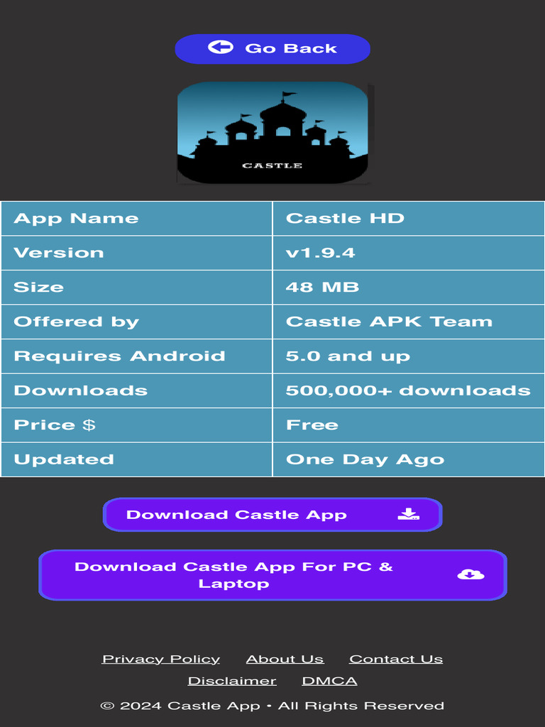 Castle APP Download Latest Version 2024 | PDF