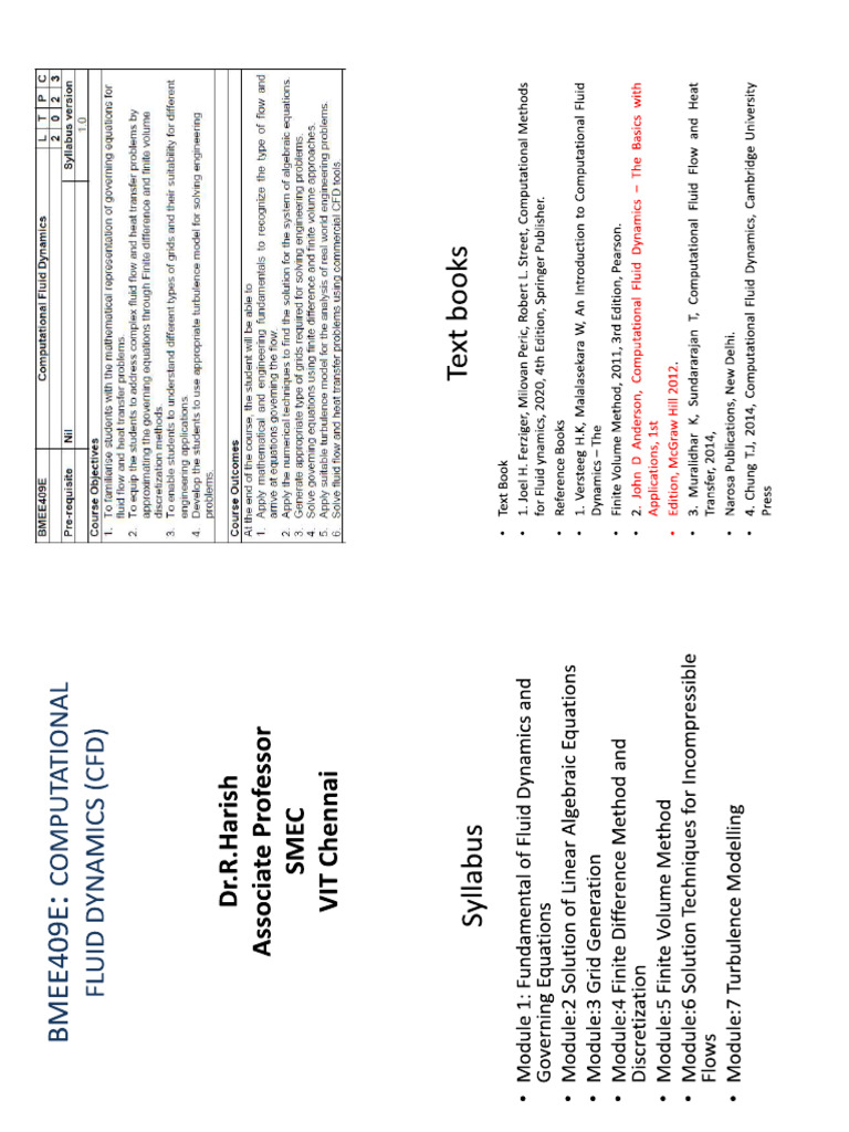 CFD Mod 1 | PDF