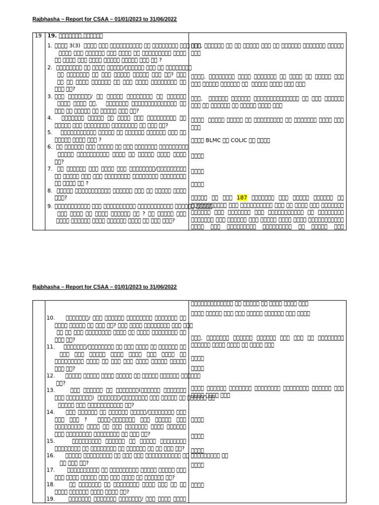 CSAA_ Rajbhasha | PDF
