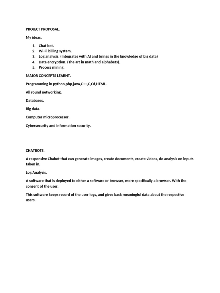 Project Proposal | PDF