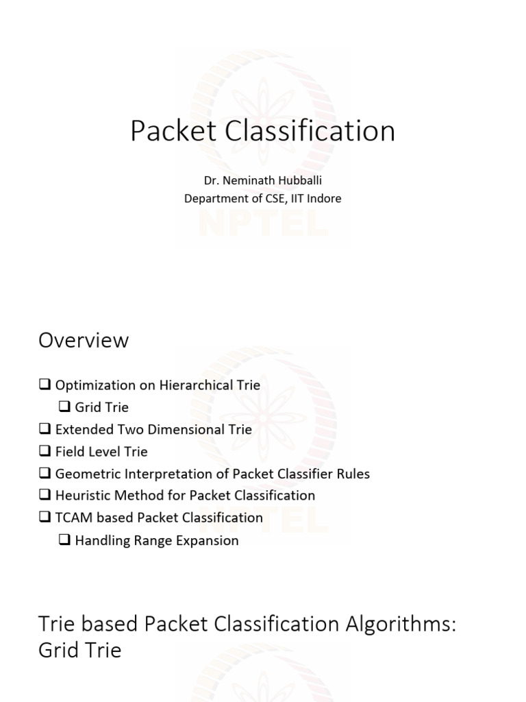 Lecture 6 Packet Classification | PDF | Algorithms And Data Structures ...