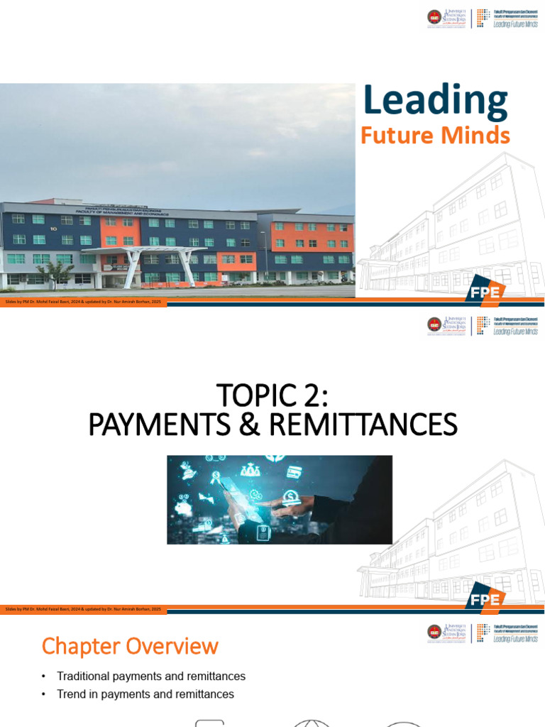 Topic 2 - Payments and Remittances | PDF | Pay Pal | Credit Card