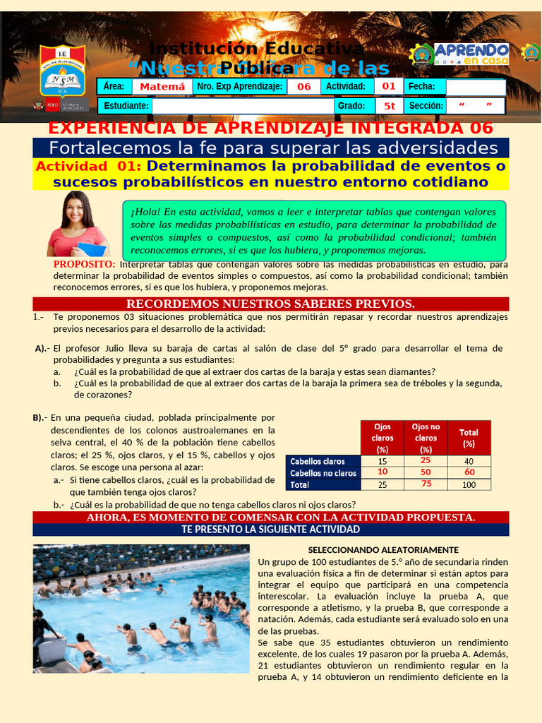 850054193-Exp-EdAI-06-Actividad-01-Matematica-RP-GDIn | PDF ...