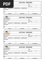 Employee Outgoing Gate Pass Format | PDF | Employee | Business