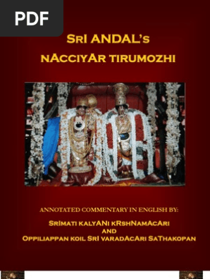 Nachiyaarthirumozhi Theistic Indian Philosophy Hindu - 