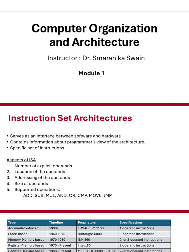 LectureNotes-COA ISA AmadahlsLaw | PDF | Central Processing Unit ...