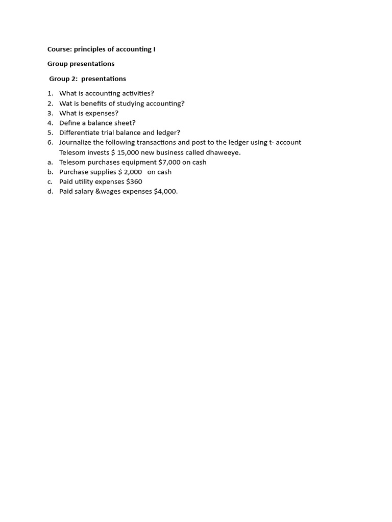 Group 2 Presentation | PDF