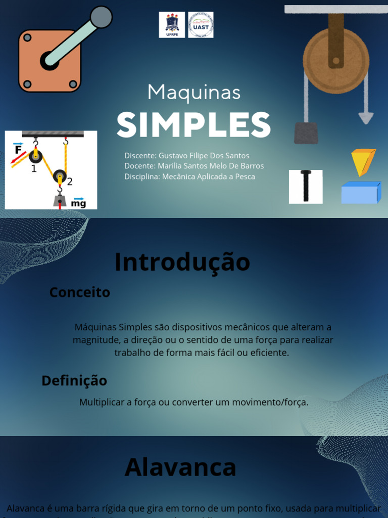 Simple Machines Pink Blue Animated Science Quiz Presentation | PDF ...