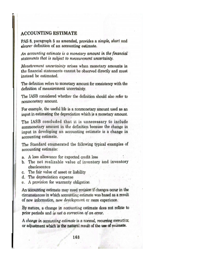 Chapter 9 - Accounting Changes Prior Period Errors | PDF