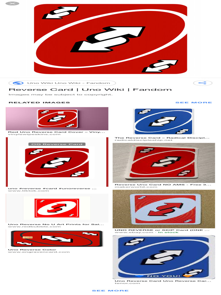 Uno Reverse - Google Search | PDF