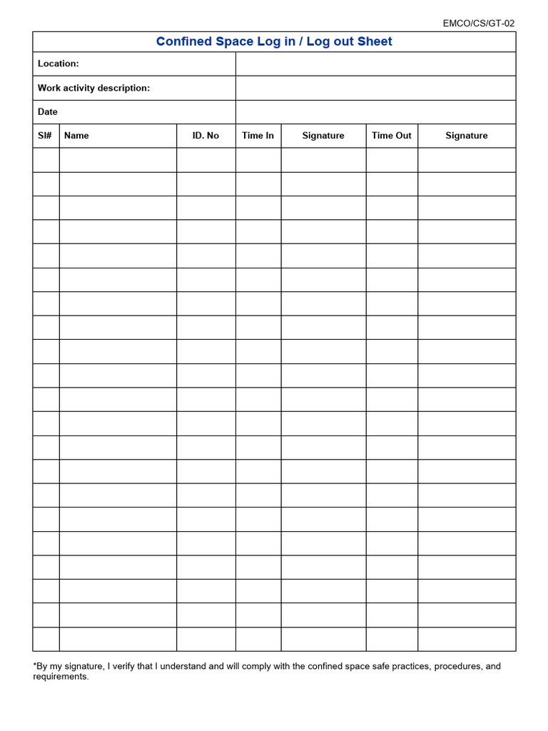 Entry Log | PDF