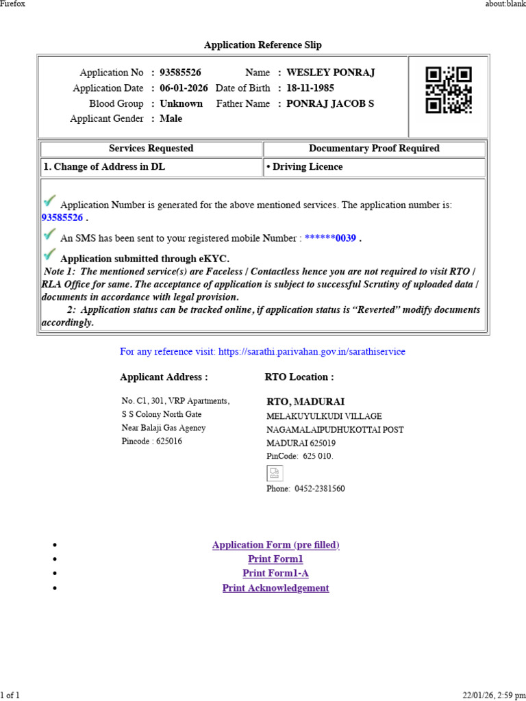 App Form | PDF