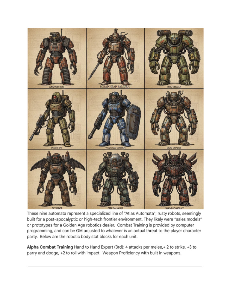 Rifts Atlas Automata | PDF