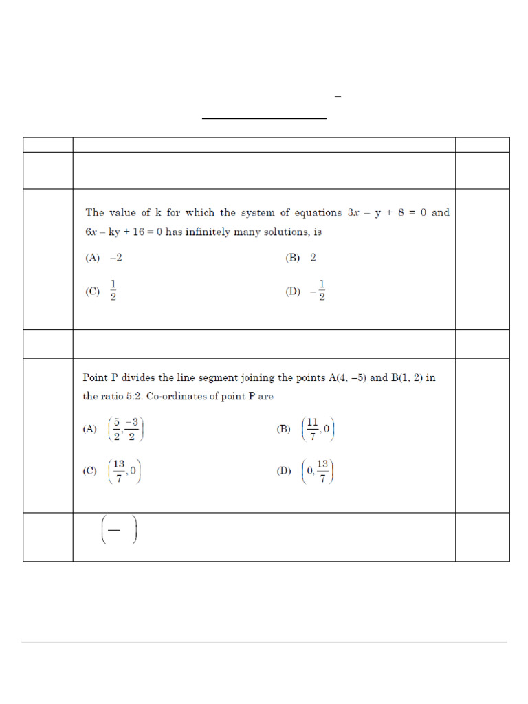 Mathematics Standard Mock Paper 07 Answers | PDF | Discrete Mathematics ...
