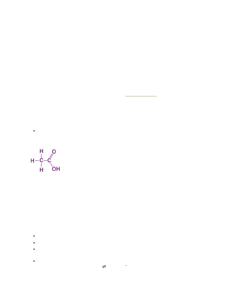 Structure & Uses of Ind Acids | PDF | Acetic Acid | Aspirin