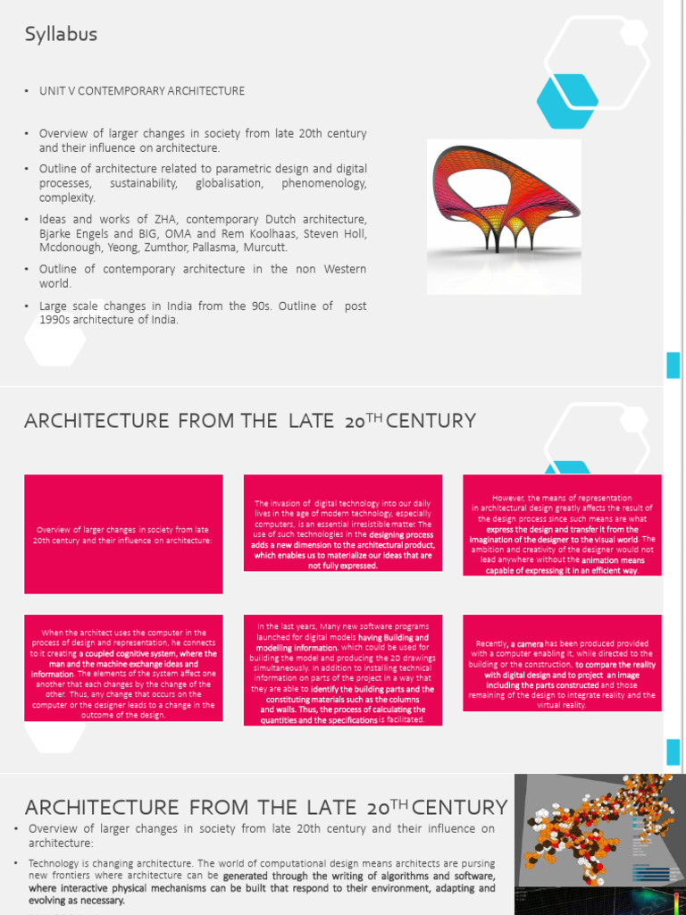 Unit 5 - Contemporary Architecture.... | PDF | Simulation | Experience