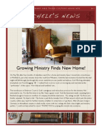 Michele'S News: Growing Ministry Finds New Home!