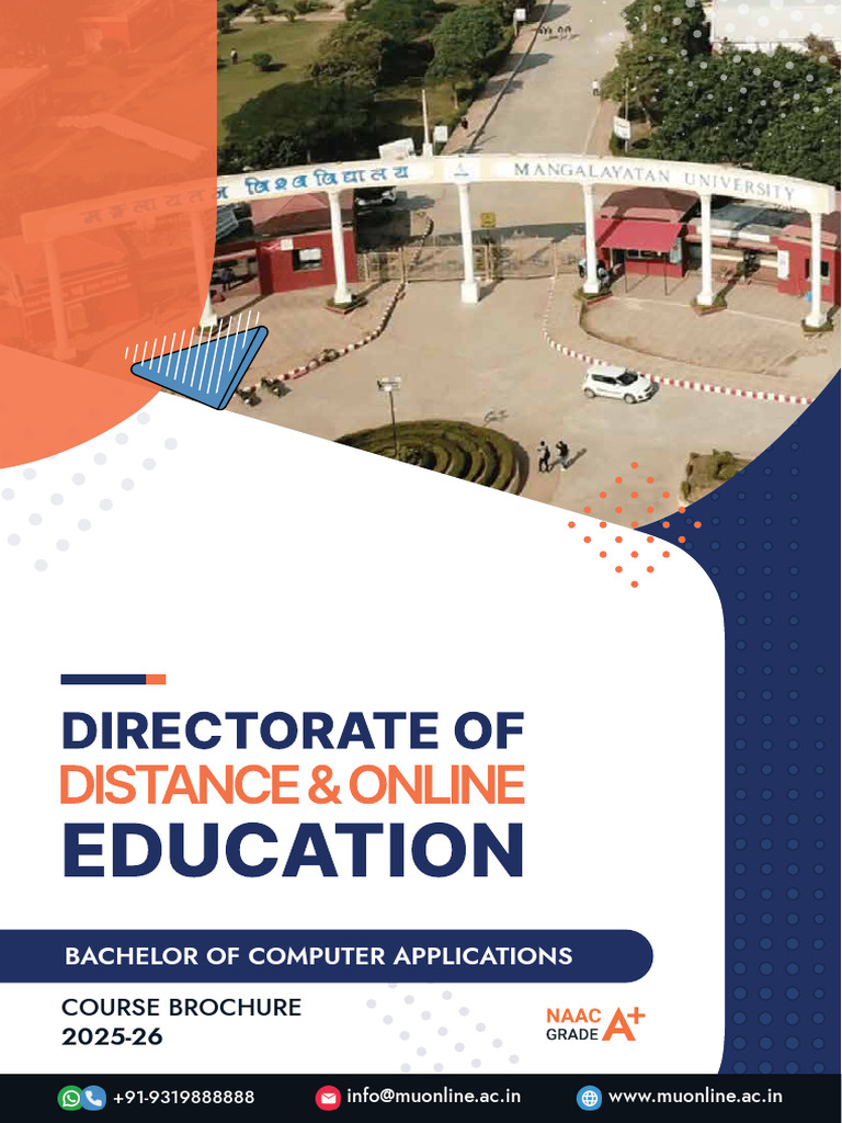 Bachelor of Computer Applications: Course Brochure | PDF | Academic ...