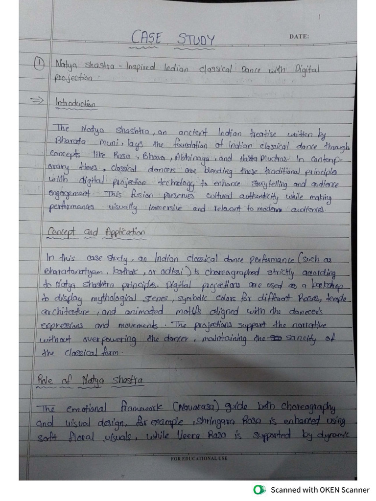 Project of Cultural Activity Two Case Study | PDF