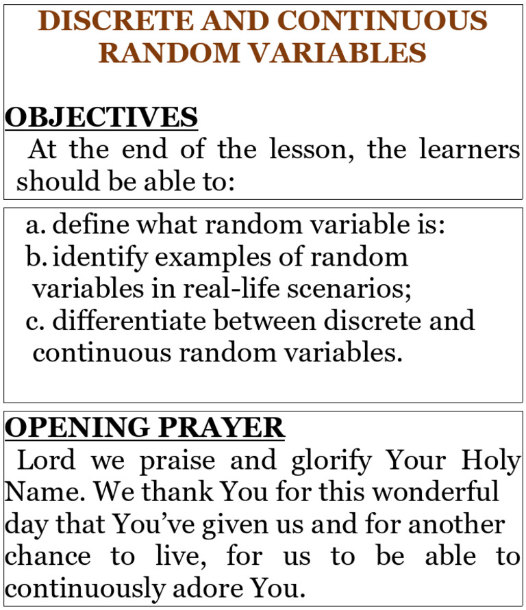 For Demo - Im | PDF | Probability Distribution | Random Variable