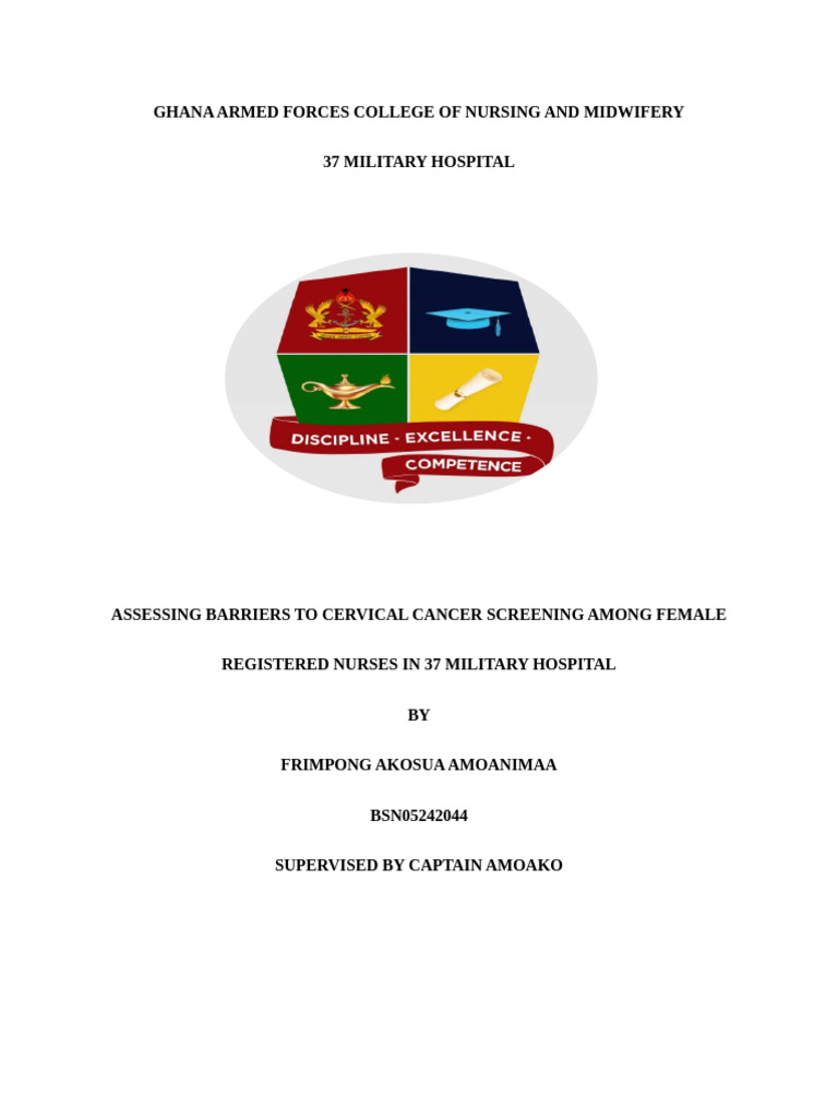 Barriers and Facilitators to Cervical Cancer Screening Among Female ...
