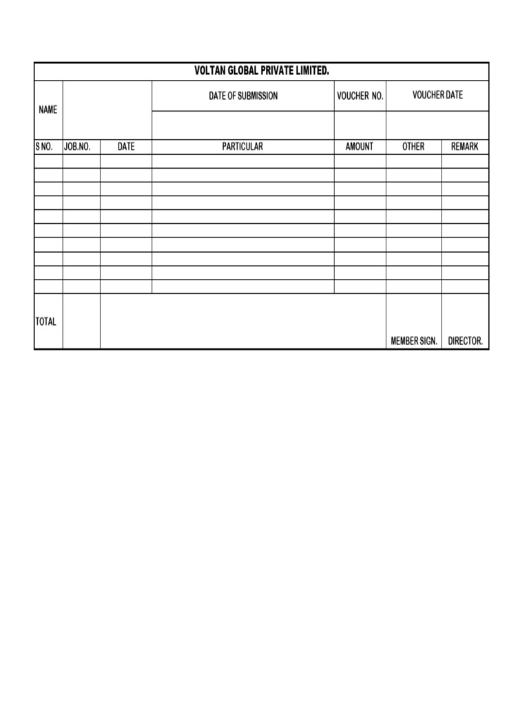 Voucher Format | PDF