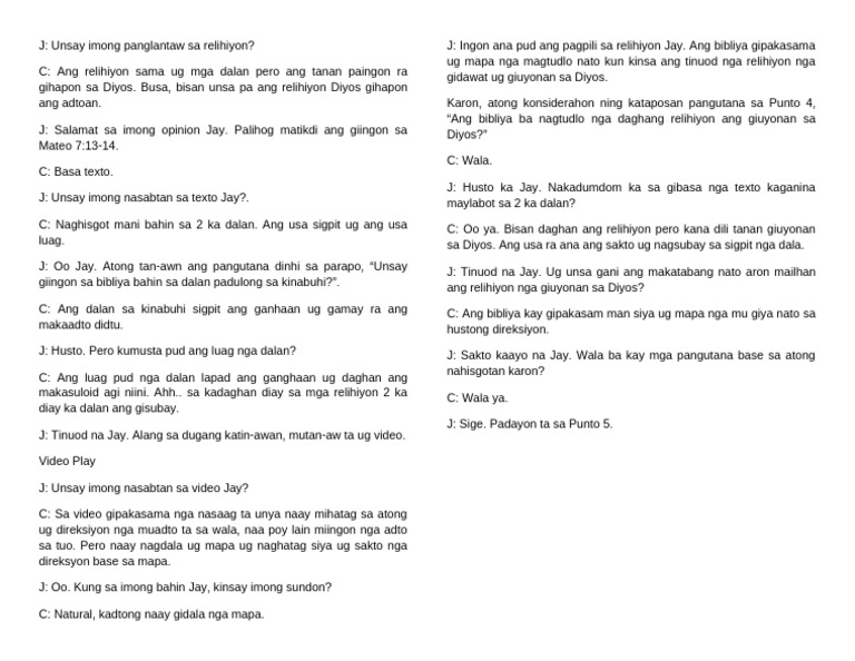 BS Script Papa | PDF