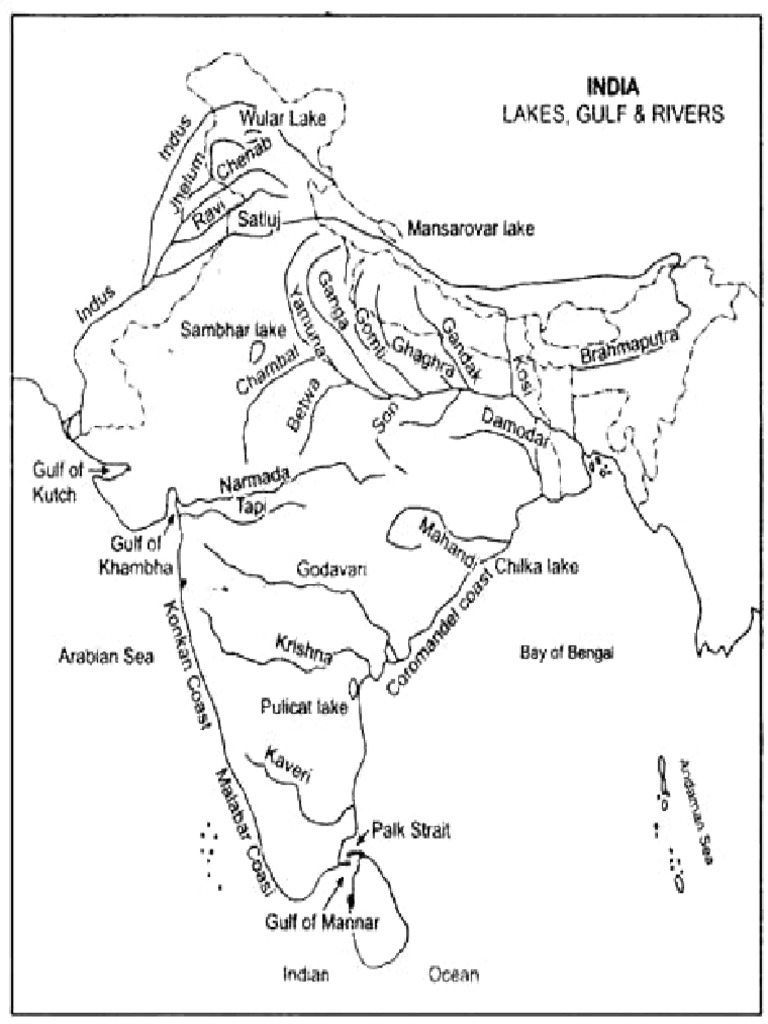 India Outline Map For Inc Sessions | PDF
