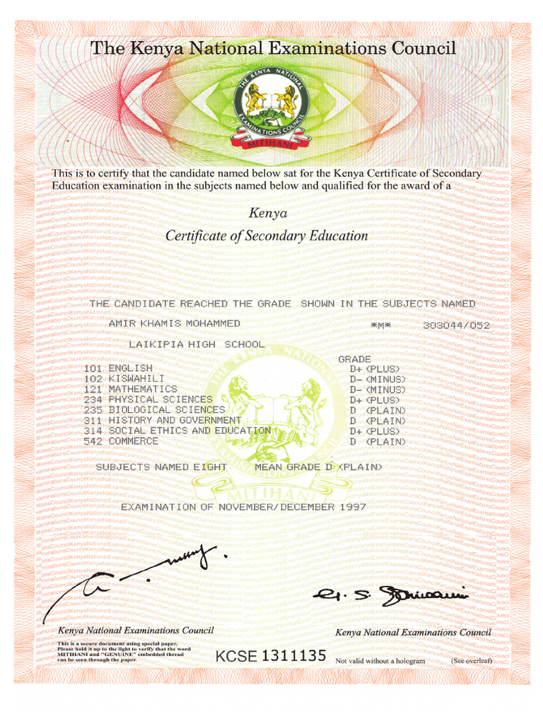 Kcse 2000'S | PDF