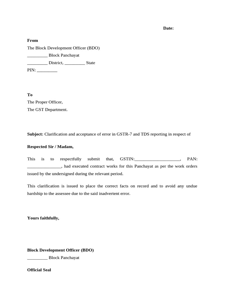 Bdo Letter | PDF