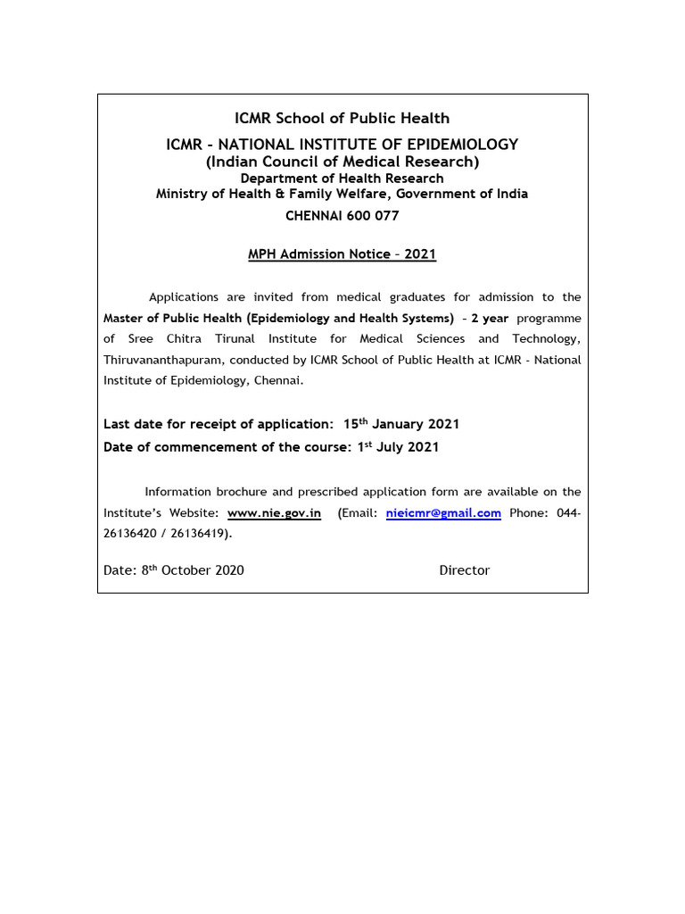 Admission Notice 2021 172 | PDF