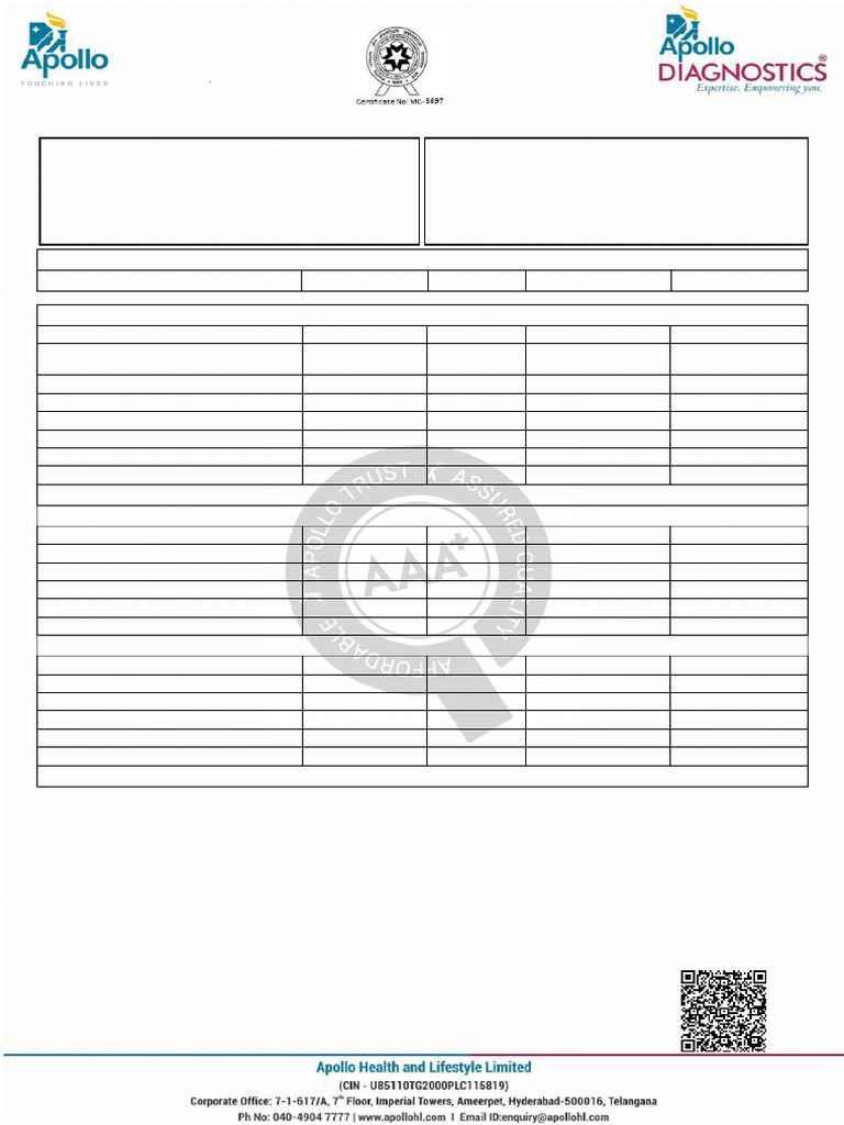 LabReportNew 89 | PDF | White Blood Cell | Clinical Pathology