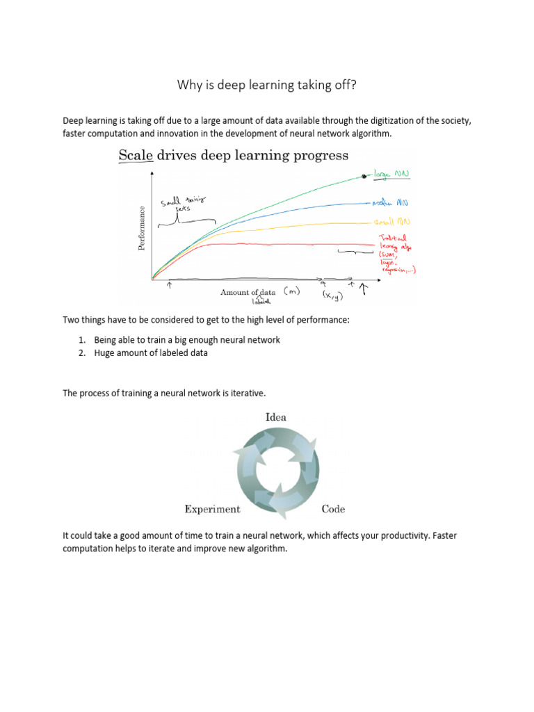 Why Is Deep Learning Taking Off | PDF