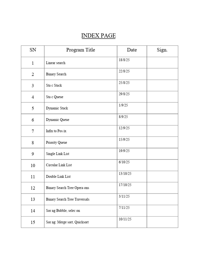 DSA File by Amir-Btech-AIML-3rd SEM PDF | PDF | Queue (Abstract Data ...