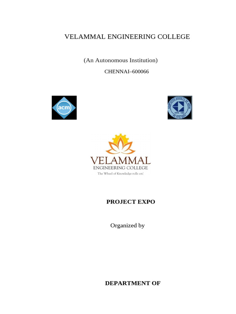 Project Expo-Event Report | PDF | Computing | Computer Science