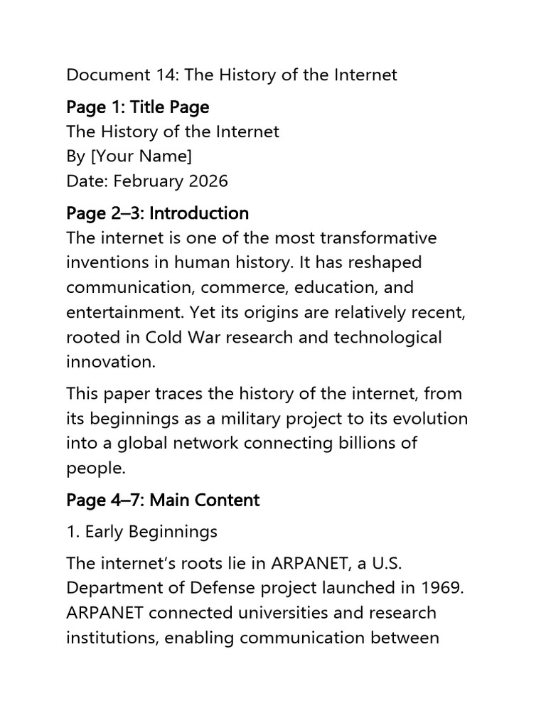 Document 14 | PDF | Internet | World Wide Web