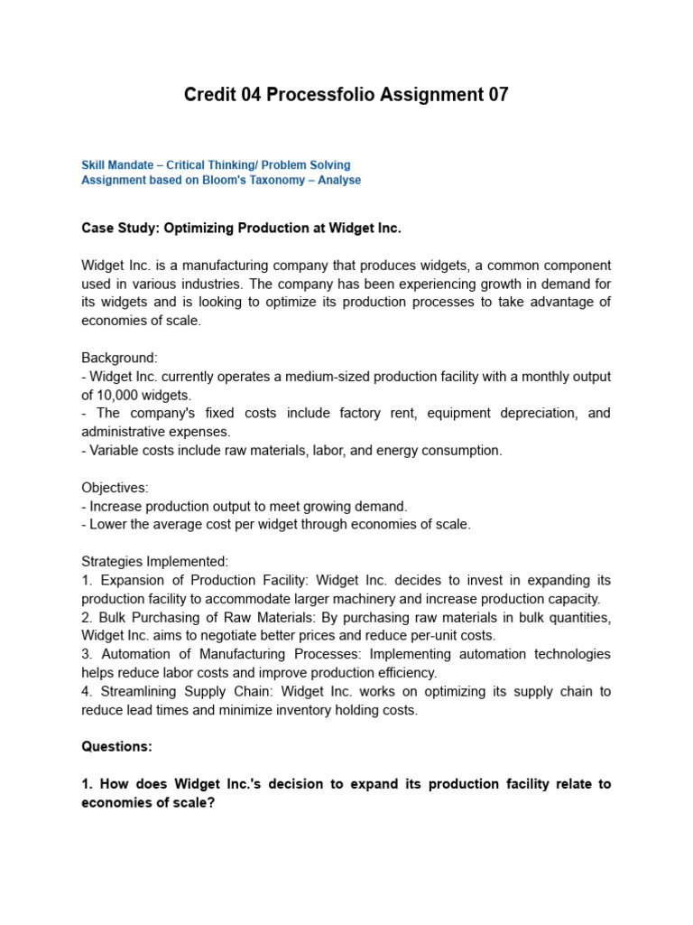 7482c18568be87bdbe7be990fda00836 | PDF | Economies Of Scale | Economics