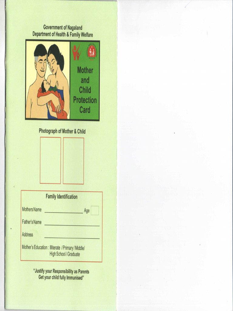 Mother & Child Protection Card | PDF