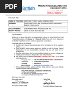 Mandatory APE Schedule and Details | PDF