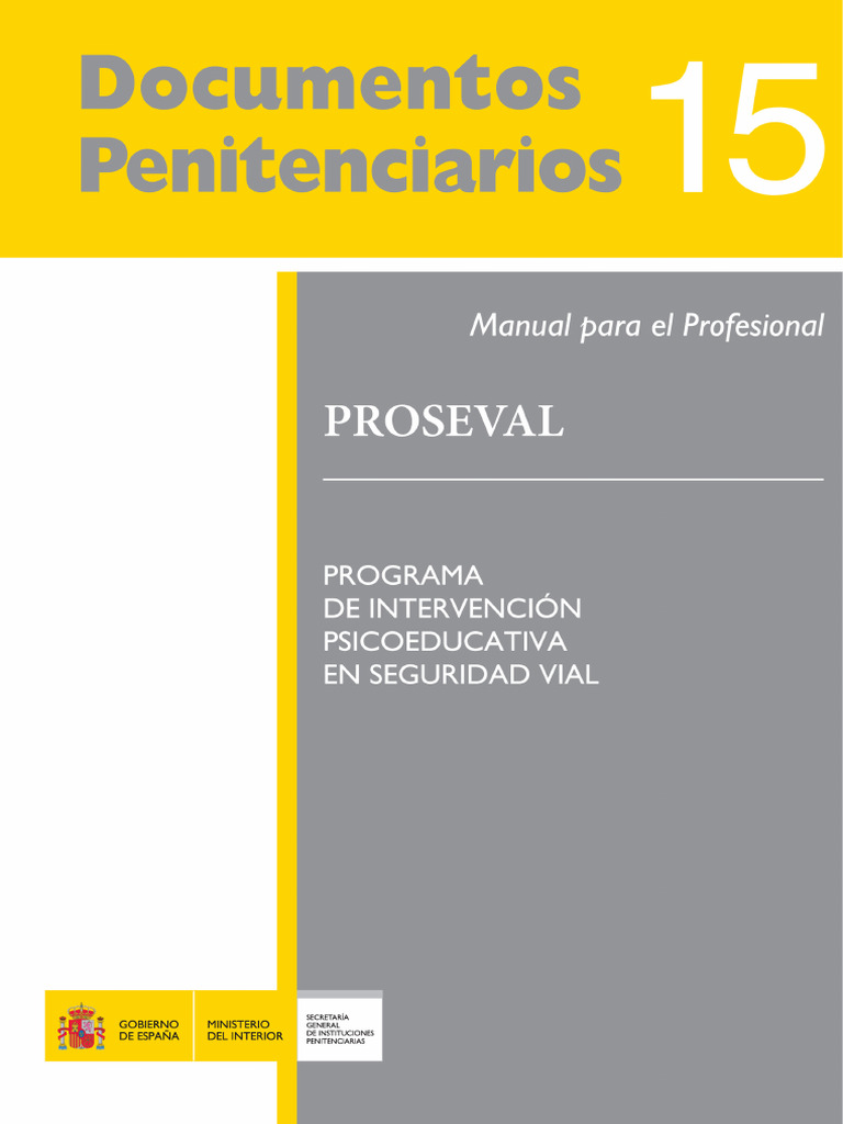 Programa PROSEVAL | PDF | Castigos | Accidente de tráfico