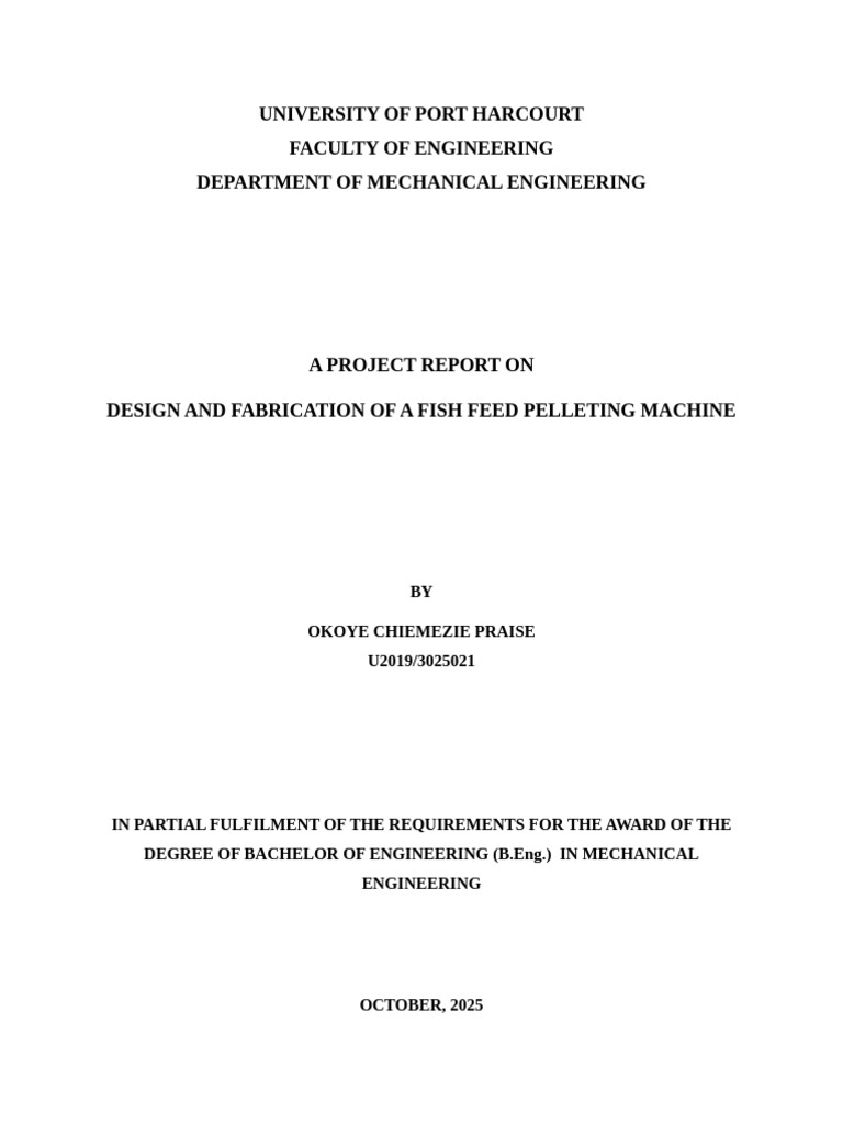 Final Year Projec | PDF