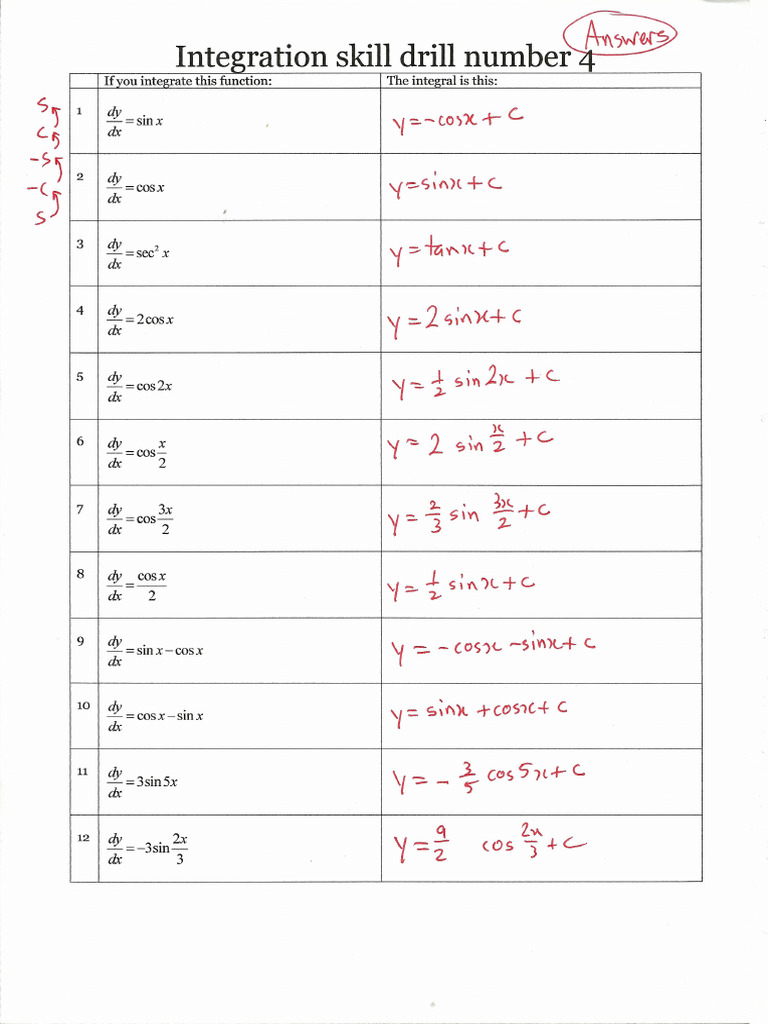 Int Skill Drill 4 Soln | PDF
