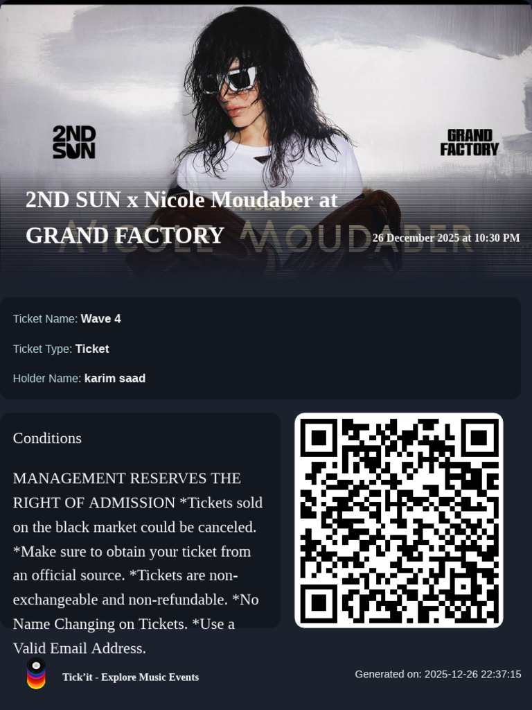 Ticket | PDF